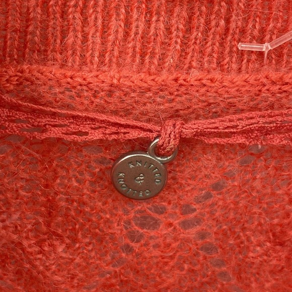 Anthropologie Red Diamond Knit Sweater - Picture 12 of 15